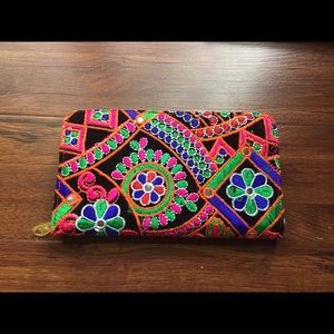 Anthropologie Bags - NEW Boho Multi Color Large Wallet Anthropologie Bags - NEW Boho Multi Color Large Wallet